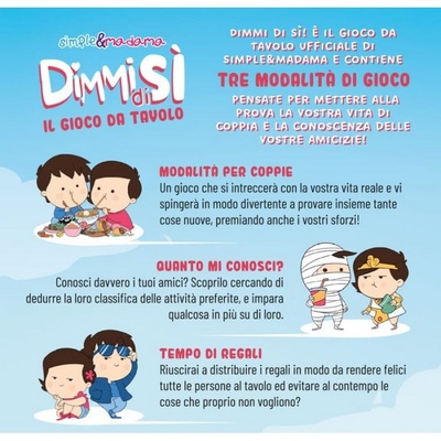 Simple&Madama - Dimmi di Sì - Il Gioco da Tavolo