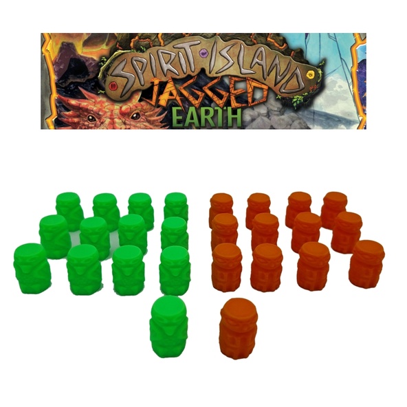 Spirit Island: Set 26x Token Presenza x Jagged Earth 5-6 Giocatori immagine 1