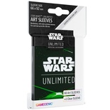 60+1 Sleeves Gamegenic 66x92 Star Wars Unlimited ART SLEEVES CARD BACK GREEN Bustine Protettive