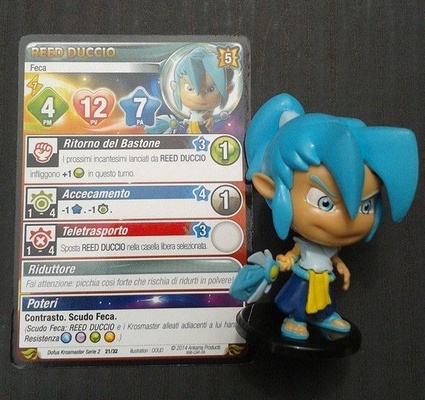 Krosmaster Arena Collection Serie 2 Reed Duccio 21/32 Statuetta Carta Codice