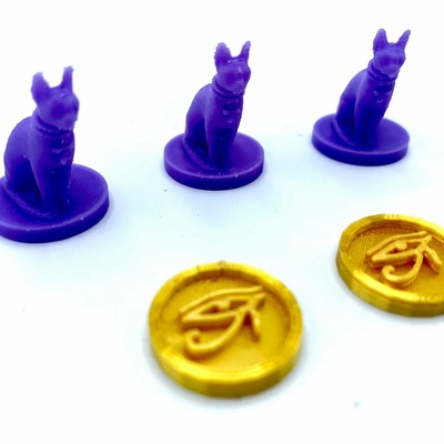 Ankh: Set Gatti e Gettoni