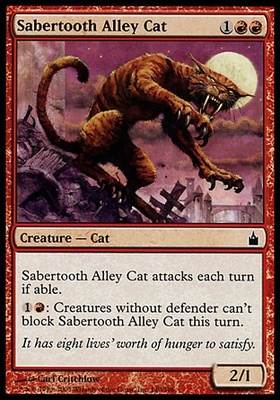 Sabertooth Alley Cat