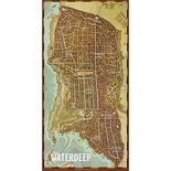 D&D 5a ED. : WATERDEEP MAPPA DELLA CITTA' Accessorio Gioco di Ruolo