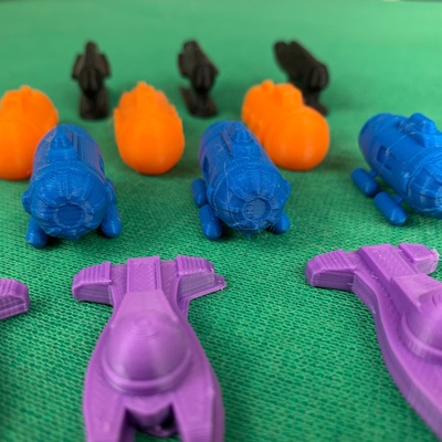 Underwater Cities: Set 12x Token Azione Sottomarino