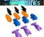 Underwater Cities: Set 12x Token Azione Sottomarino