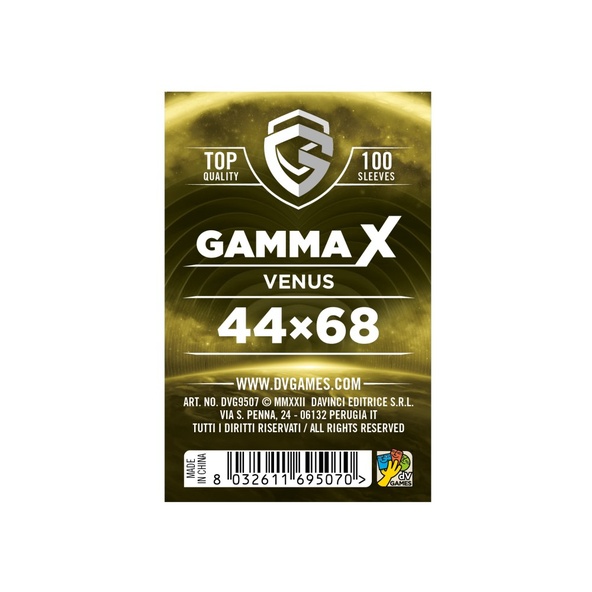 100 Sleeves Gamma X VENUS 44X68  Bustine Protettive immagine 1