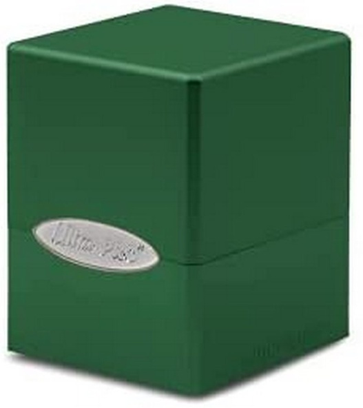 Deck Box Ultra Pro SATIN CUBE GREEN Verde Foresta Porta Mazzo immagine 1