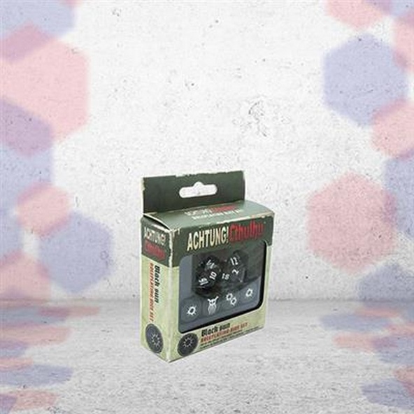 Achtung! Cthulhu - Set di Dadi Sole Nero immagine 1