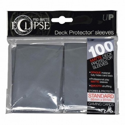100 Sleeves Ultra Pro ECLIPSE PRO MATTE Grigio  Bustine Protettive Grey