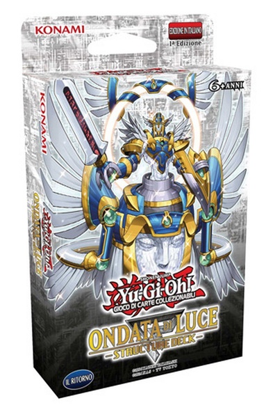 Structure Deck Yu-Gi-Oh! ONDATA DI LUCE Mazzo Yugioh in Italiano immagine 1