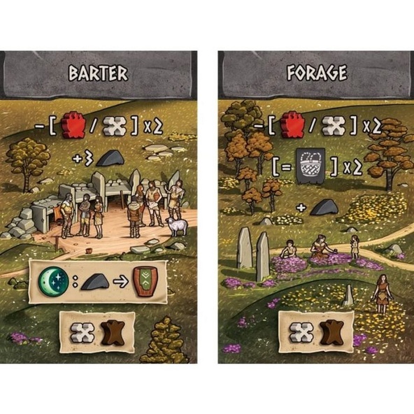 Skara Brae - Tessere Azione Promo - Barter & Forage immagine 1