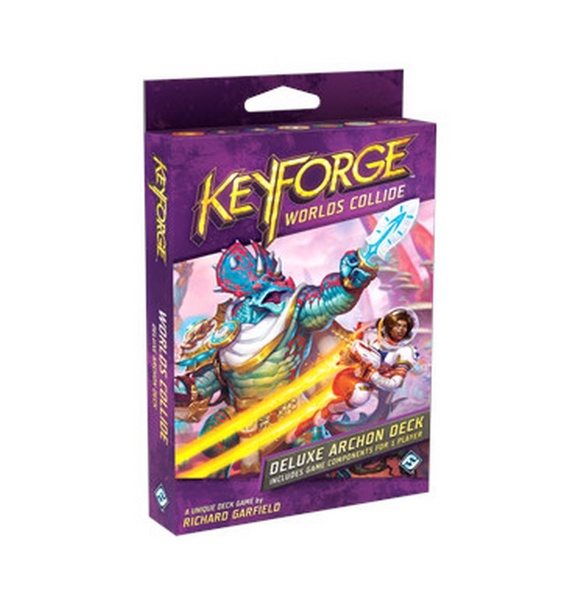 KEYFORGE - MONDI IN COLLISIONE : MAZZO DELUXE Gioco da Tavolo immagine 1