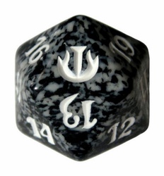Magic SPINDOWN Dice d20 JOU Black Nero Dado Segna Punti Life Counter