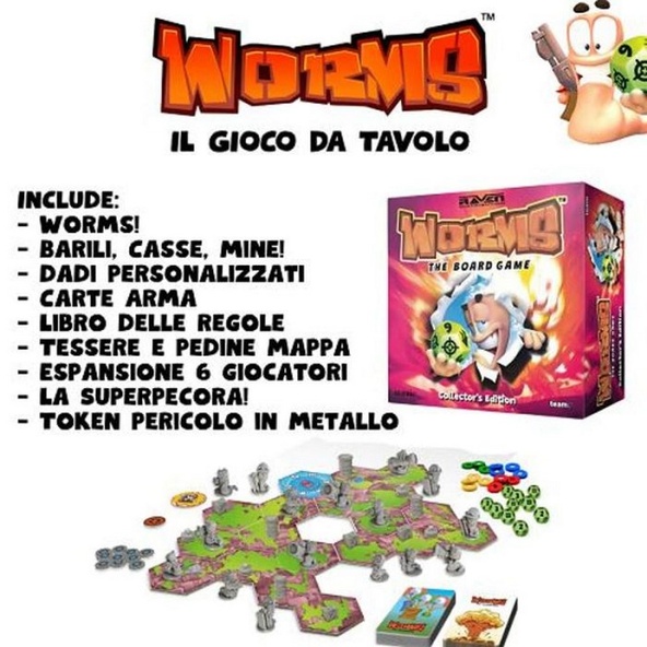 WORMS™ - Il Gioco da Tavolo Edizione Deluxe Kickstarter immagine 2