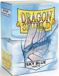 100 Sleeves Dragon Shield Magic MATTE SKY BLUE Bustine Protettive Blu Cielo Buste