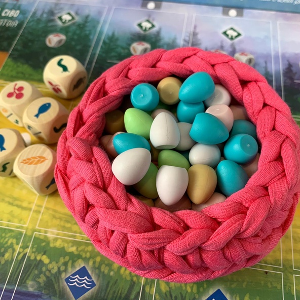 Wingspan : Cestino Nido Grande Bird Nests Deluxe Handmade immagine 2