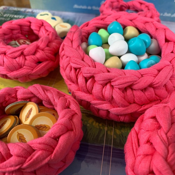 Wingspan : Set 6x Cestino Nido Bird Nests Deluxe Handmade immagine 2